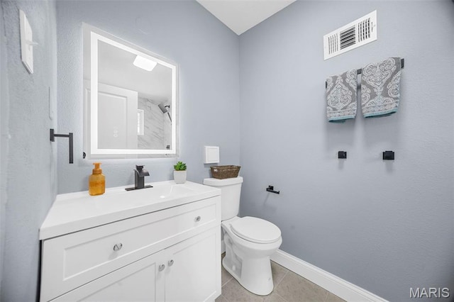 6822 Friarwood Dr, Saint Louis, MO 63134 - bathroom with vanity and tile patterned flooring