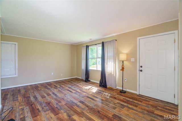 33 Southbrook Dr, Rolla, MO 65401 - entryway with dark wood-style flooring and ornamental molding