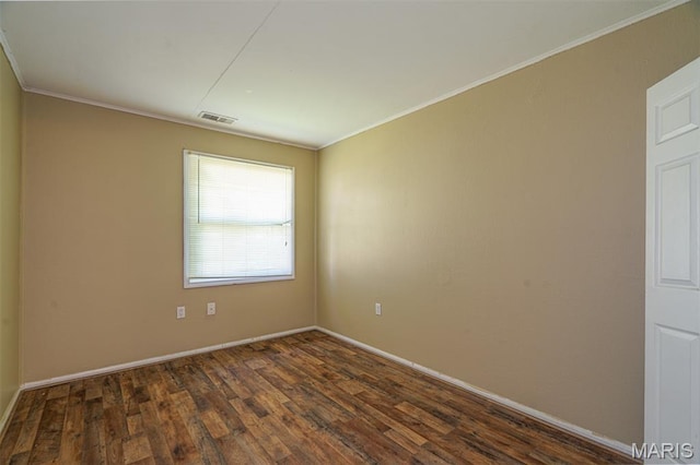 33 Southbrook Dr, Rolla, MO 65401 - empty room with ornamental molding and dark wood-style floors
