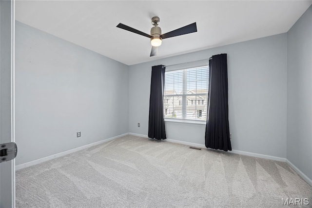 3112 Bentwater Pl, Saint Charles, MO 63301 - spare room with a ceiling fan and carpet flooring