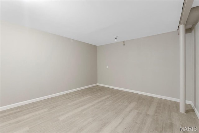 200 Francisca Dr, Florissant, MO 63031 - unfurnished room featuring light wood-style floors and baseboards