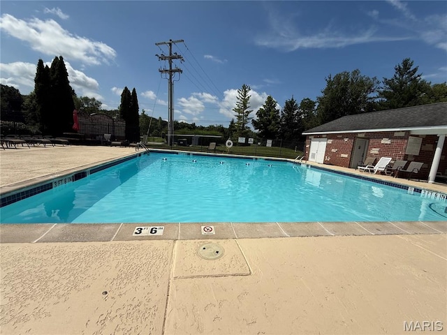 5 Tucker Manor Ct, Wentzville, MO 63385 - community pool featuring a patio area