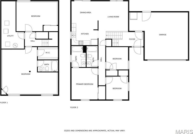 412 Audry Dr, Dupo, IL 62239 - view of home floor plan