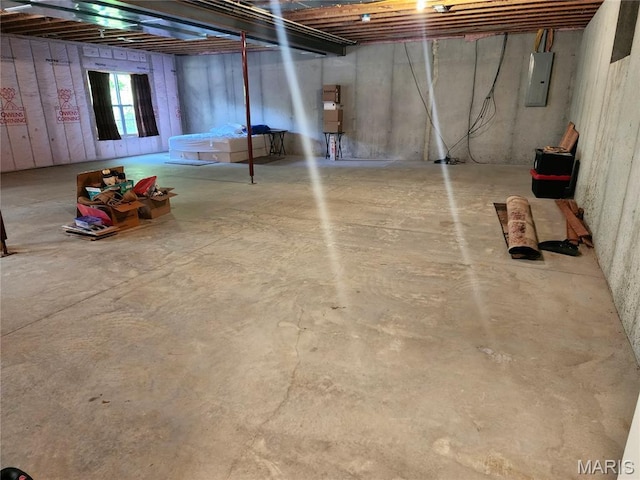 9339 Prairie Ridge Rd, Walsh, IL 62297 - below grade area featuring electric panel