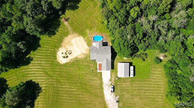 9339 Prairie Ridge Rd, Walsh, IL 62297 - view from above of property