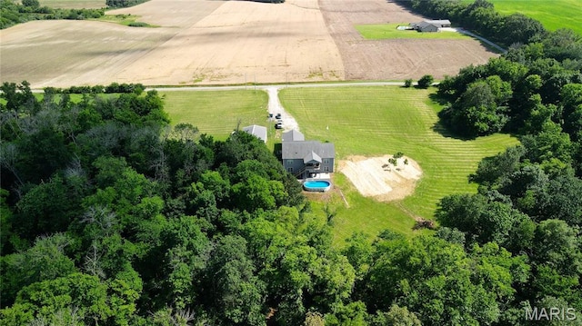9339 Prairie Ridge Rd, Walsh, IL 62297 - overview of rural landscape with large plots for crops