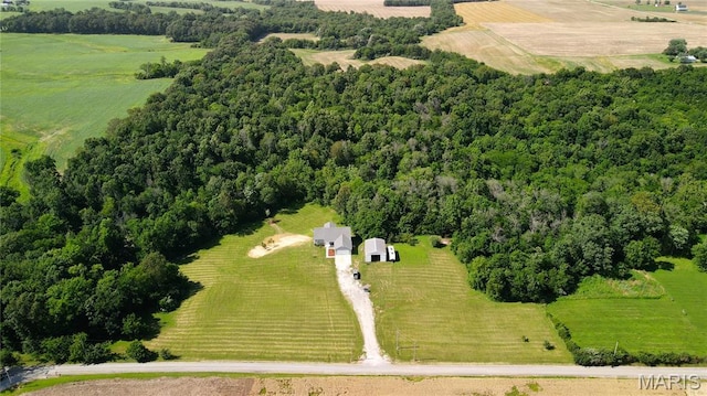 9339 Prairie Ridge Rd, Walsh, IL 62297 - aerial view of sparsely populated area
