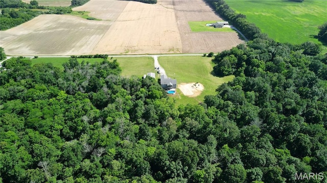 9339 Prairie Ridge Rd, Walsh, IL 62297 - aerial view of property and surrounding area featuring rural landscape and abundant farmland