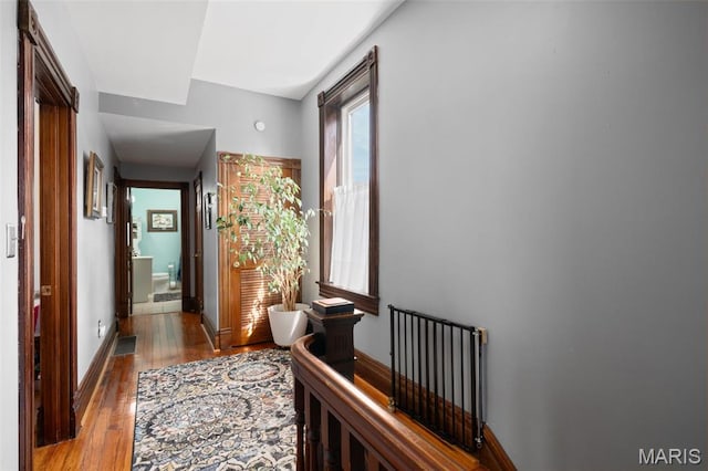 6505 Michigan Ave, Saint Louis, MO 63111 - hallway featuring wood finished floors and baseboards