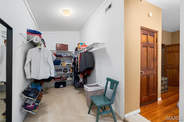 6505 Michigan Ave, Saint Louis, MO 63111 - spacious closet with carpet floors