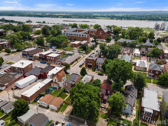 6505 Michigan Ave, Saint Louis, MO 63111 - aerial view of property and surrounding area featuring a nearby body of water and nearby suburban area