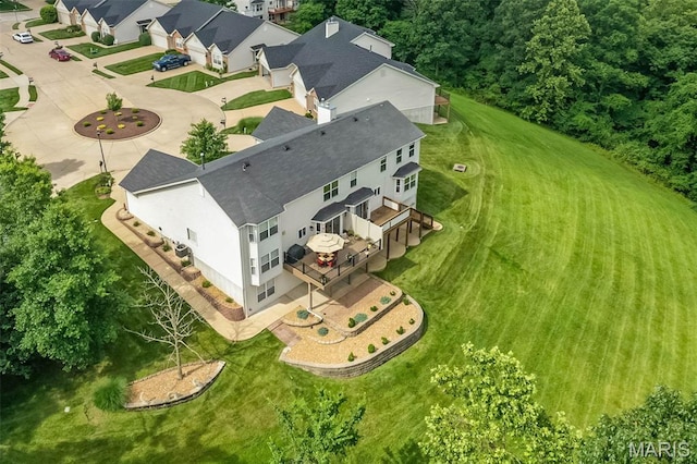 7202 Geneva Manor Ct, Oakville Township, MO 63129 - aerial view
