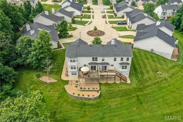 7202 Geneva Manor Ct, Oakville Township, MO 63129 - aerial perspective of suburban area