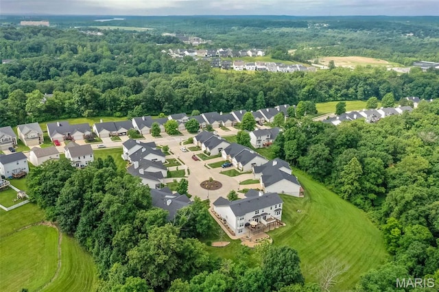 7202 Geneva Manor Ct, Oakville Township, MO 63129 - aerial perspective of suburban area