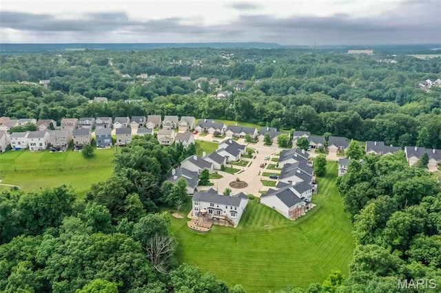7202 Geneva Manor Ct, Oakville Township, MO 63129 - aerial perspective of suburban area