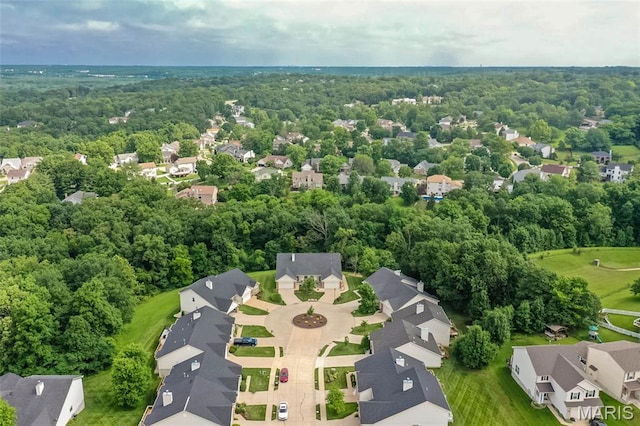 7202 Geneva Manor Ct, Oakville Township, MO 63129 - aerial perspective of suburban area