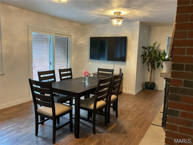 4303 State Route 160, Highland, IL 62249 - dining room with hardwood / wood-style floors