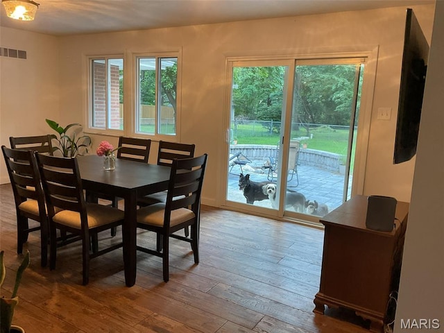 4303 State Route 160, Highland, IL 62249 - dining area featuring wood-type flooring