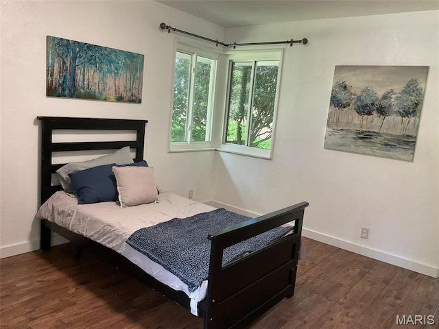 4303 State Route 160, Highland, IL 62249 - bedroom featuring wood finished floors and baseboards