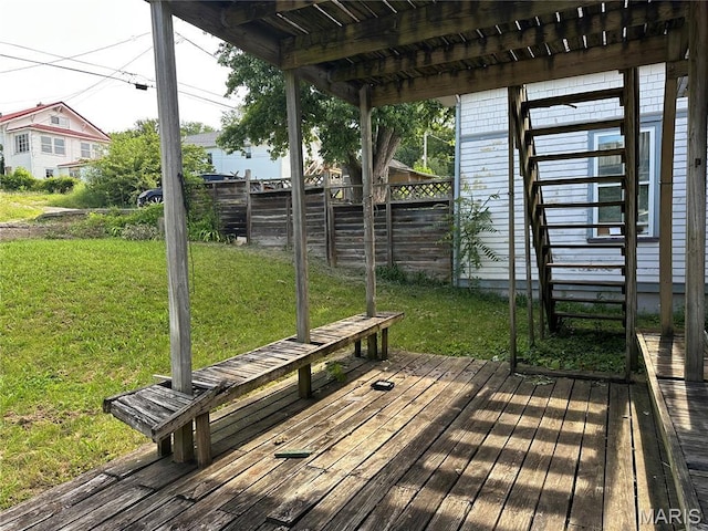 2008 Grace St, Hannibal, MO 63401 - view of wooden terrace