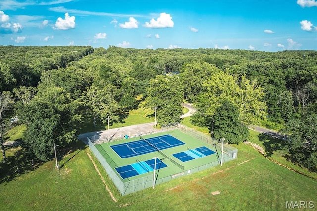 77 Indian Hills Dr, Cuba, MO 65453 - drone / aerial view of a heavily wooded area