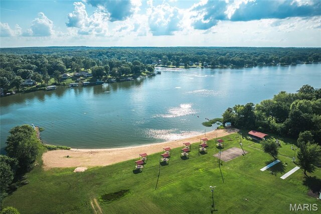 77 Indian Hills Dr, Cuba, MO 65453 - drone / aerial view of a nearby body of water