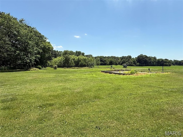 299 E 3050th Ave, Ramsey, IL 62080 - view of green lawn with a view of countryside