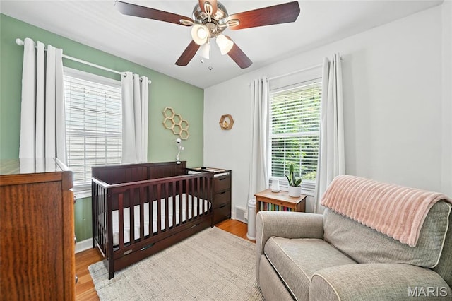 7616 Suffolk Ave, Saint Louis, MO 63119 - bedroom featuring wood finished floors and a ceiling fan