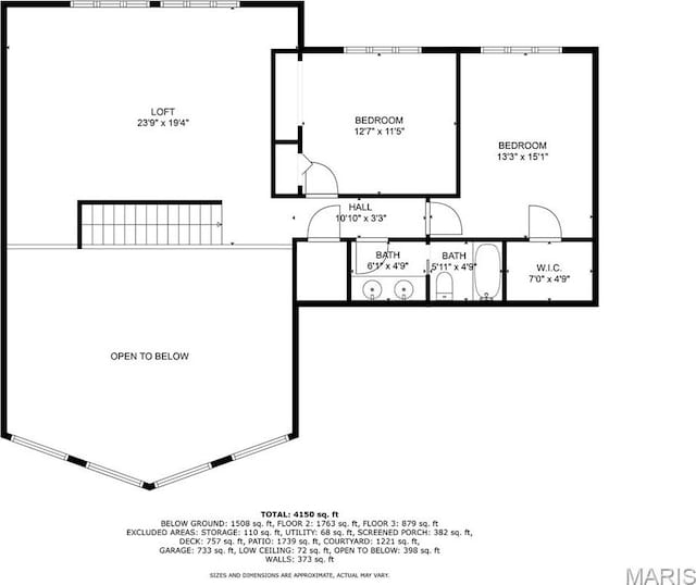 4775 S Hazel Rd, Edwardsville, IL 62025 - view of home floor plan