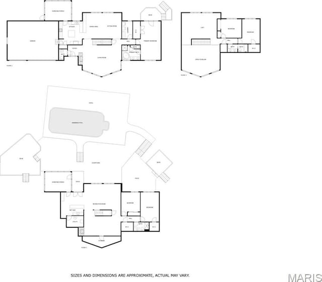 4775 S Hazel Rd, Edwardsville, IL 62025 - view of property floor plan