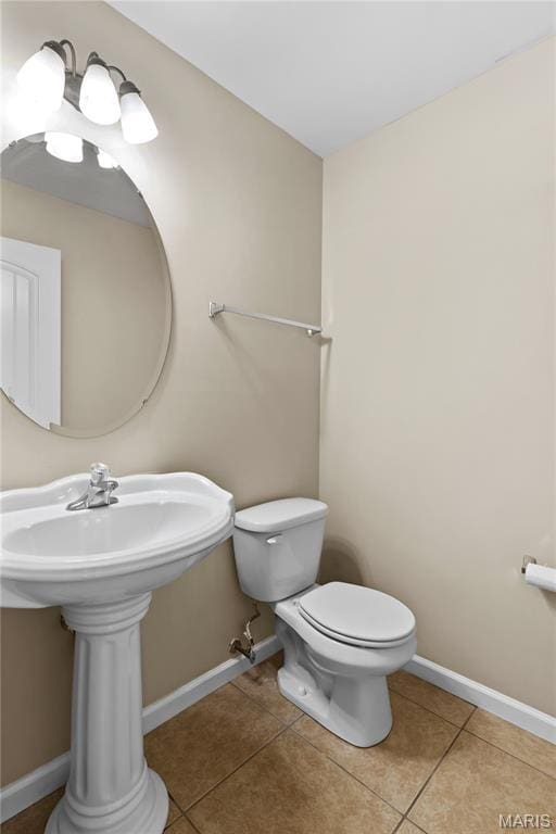 672 Berrywine Ln, Arnold, MO 63010 - half bathroom with tile patterned floors