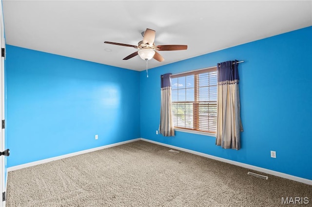 672 Berrywine Ln, Arnold, MO 63010 - empty room featuring ceiling fan and carpet