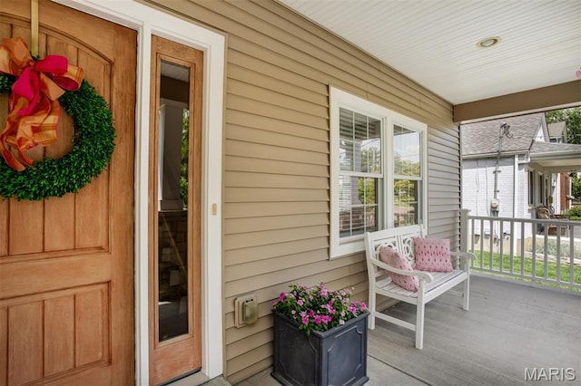 1029 Brownell Ave, Glendale, MO 63122 - doorway to property featuring a porch