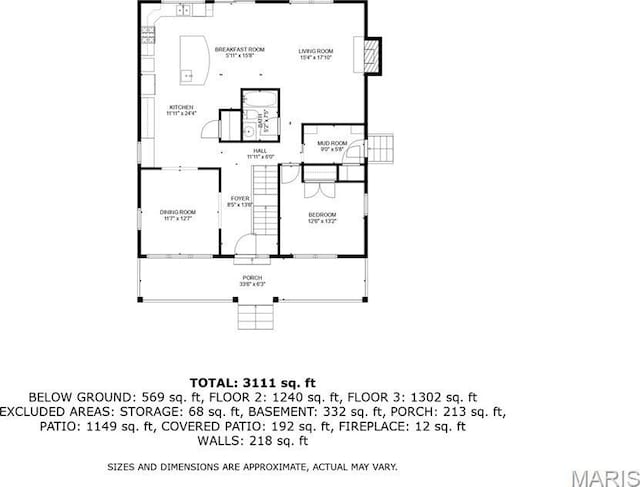 1029 Brownell Ave, Glendale, MO 63122 - view of room layout
