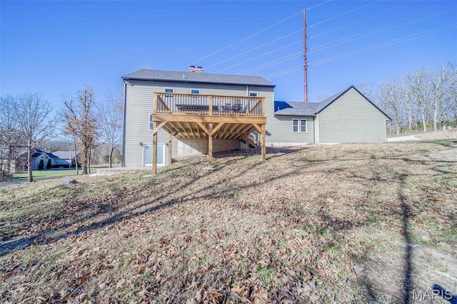 11880 County Road 3040, Rolla, MO 65401 - back of property featuring a deck