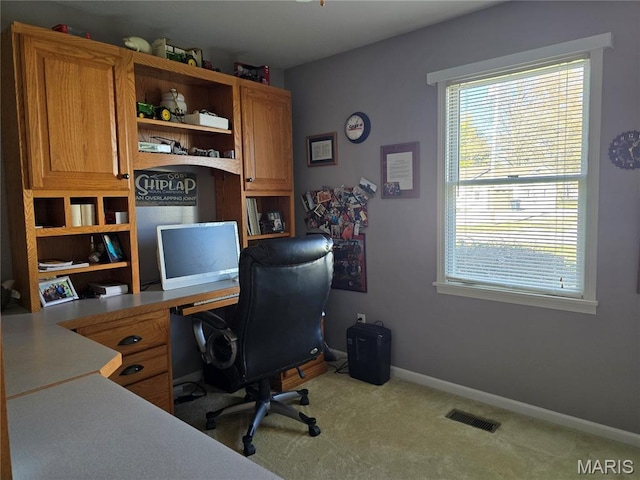 310 E 1st St, Ramsey, IL 62080 - carpeted office space with plenty of natural light