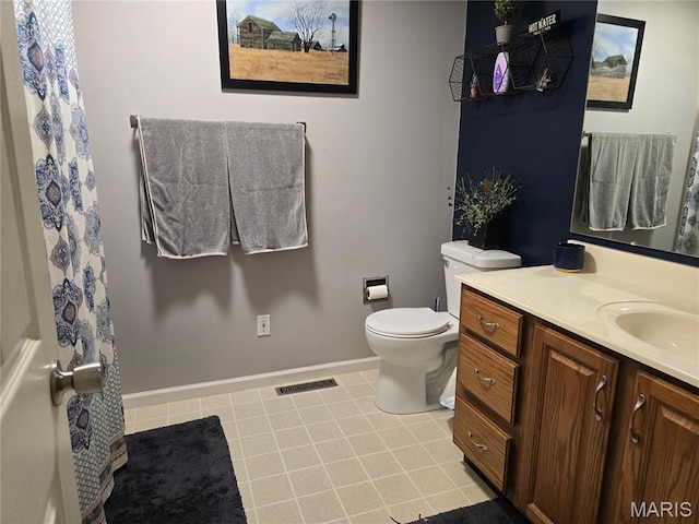 310 E 1st St, Ramsey, IL 62080 - full bath with vanity and tile patterned floors