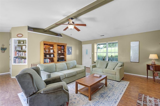 4846 S Point Rd, Washington, MO 63090 - living room featuring wood finished floors and a ceiling fan