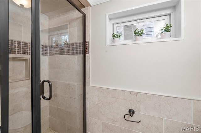383 Messina Dr, Ballwin, MO 63021 - full bath featuring a shower stall