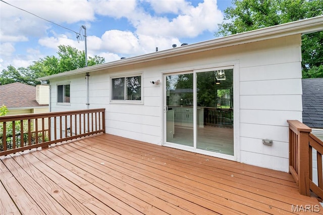 383 Messina Dr, Ballwin, MO 63021 - view of deck