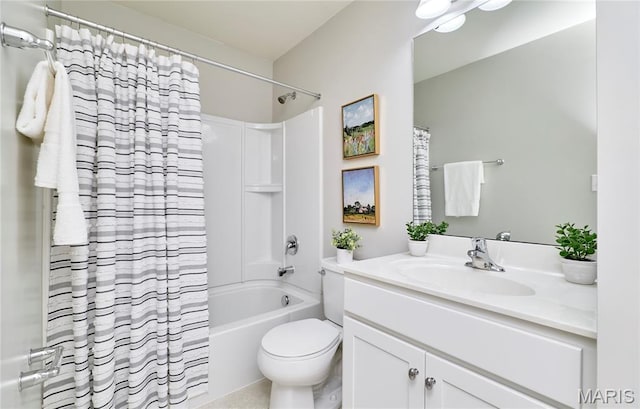 238 Charlestowne Place Dr, Saint Charles, MO 63301 - full bathroom with vanity and shower / bathtub combination with curtain