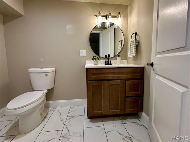 246 Leichester Cir, Ballwin, MO 63011 - bathroom featuring marble finish flooring and vanity