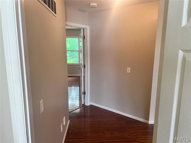 1 Calumet Meadows Ct, Ofallon, MO 63376 - hallway featuring dark wood finished floors