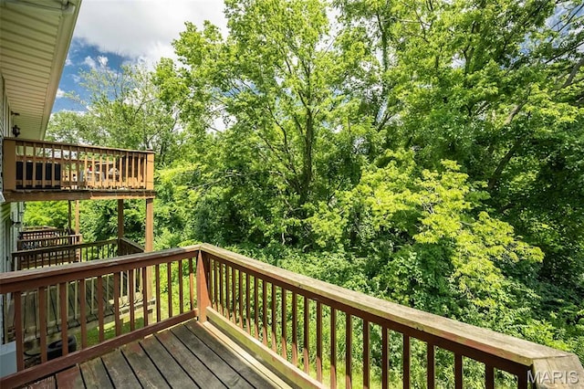 2266 Highland Hill Dr Unit F, Saint Peters, MO 63376 - view of wooden terrace