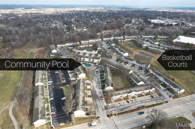 2266 Highland Hill Dr Unit F, Saint Peters, MO 63376 - aerial view of property's location