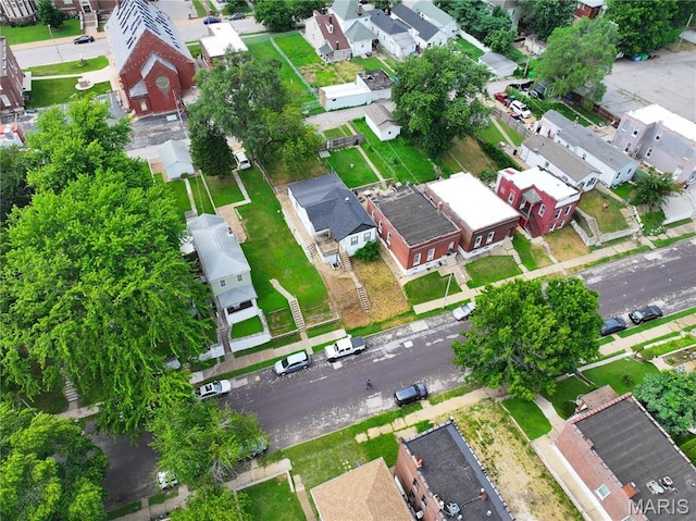 7353 Virginia Ave, Saint Louis, MO 63111 - aerial view of property's location with nearby suburban area