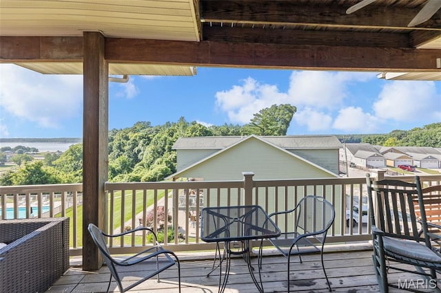 319 Timber Ridge Dr, Grafton, IL 62037 - view of deck