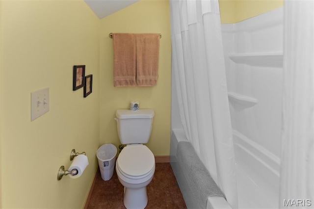 319 Timber Ridge Dr, Grafton, IL 62037 - full bathroom with baseboards and shower / bath combination with curtain
