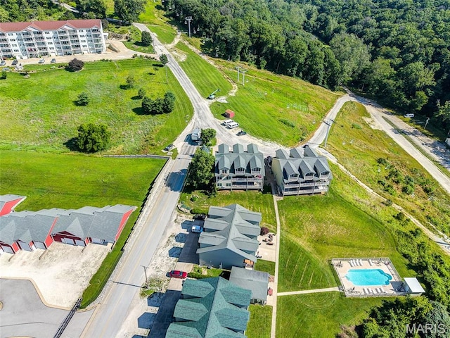 319 Timber Ridge Dr, Grafton, IL 62037 - aerial view of a pool