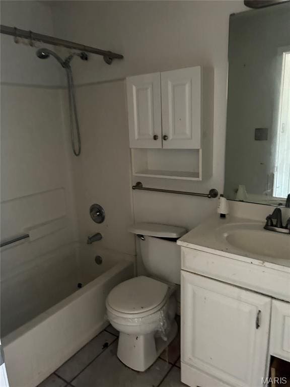 12922 High Crest St, Black Jack, MO 63033 - bathroom featuring tile patterned flooring, vanity, and tub / shower combination